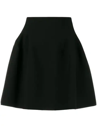 Shop Givenchy Flared Mini Skirt In Black