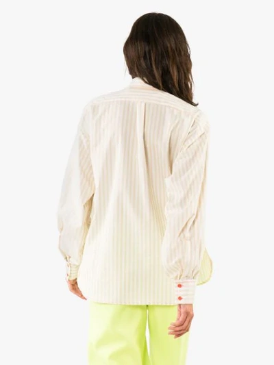 Shop Sies Marjan Button-down Striped Shirt In Neutrals