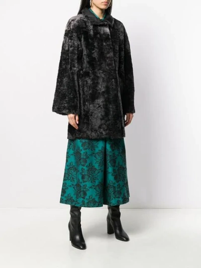 Shop Drome Mid-length Coat In 800 Black