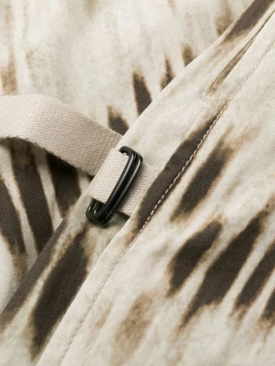 Shop Isabel Marant High Waisted Tie-dye Trousers In Neutrals