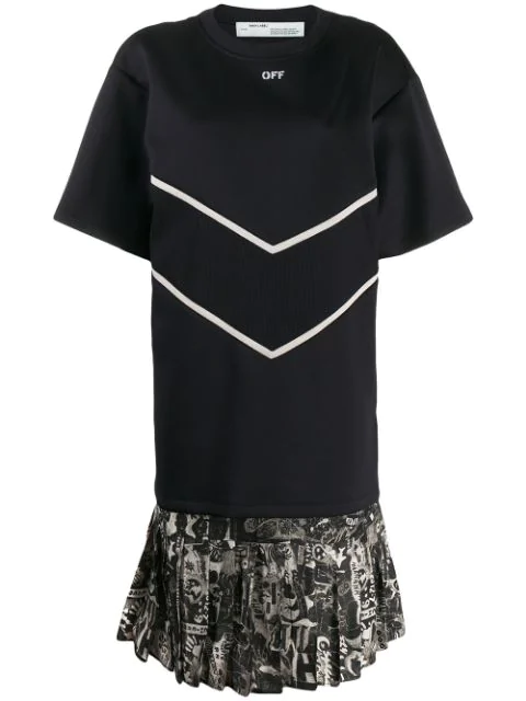 off white sweatshirt dress