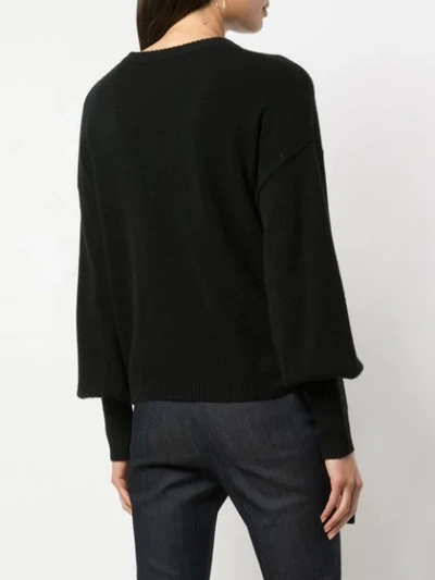 Shop Cinq À Sept Clerisa Pullover In Black