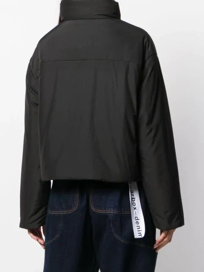 Shop Artica Arbox Cropped Puffer Jacket In Black 999