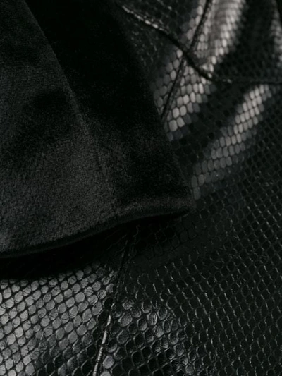 Shop Almaz Zipped Chest Pockets Coat In Black
