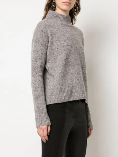 Shop A.l.c Roll-neck Jumper In Ash