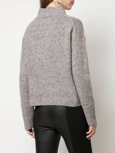 Shop A.l.c Roll-neck Jumper In Ash