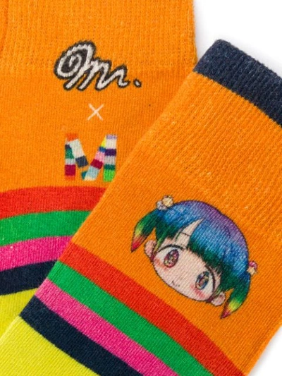 Shop Mira Mikati Mr. X  Socks - Orange