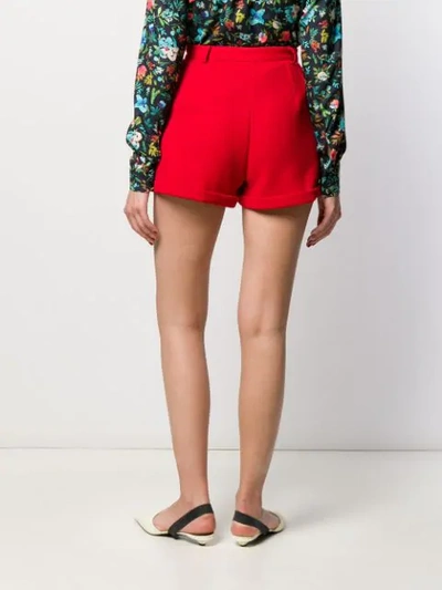 Shop Styland High Waisted Shorts In Red