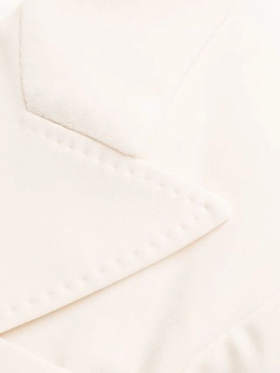 Shop Alberta Ferretti Double-breasted Blazer In White