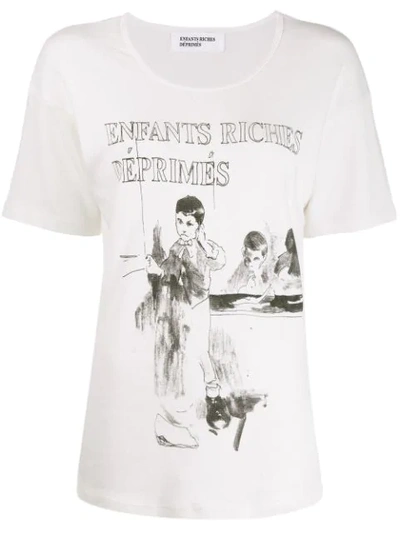 Shop Enfants Riches Deprimes Deaf Child Relaxed-fit T-shirt In White
