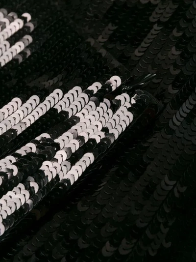 Shop Michael Michael Kors Cropped Sequinned Leggings In Black