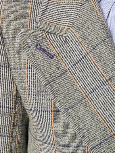 CHECKED DOUBLE-BREASTED JACKET