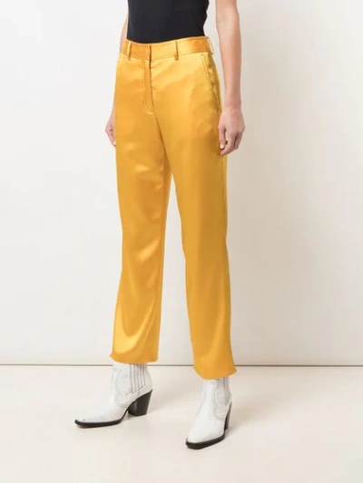 Shop Sies Marjan Willa Cropped Trousers In Yellow