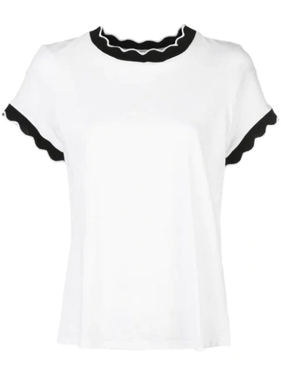 Shop Cinq À Sept 'eve' T-shirt In White