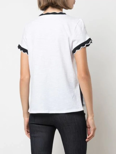 Shop Cinq À Sept 'eve' T-shirt In White