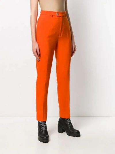 HIGH-RISE TAPERED TROUSERS