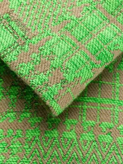 Shop Alessia Santi Zigzag Print Coat In Green