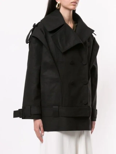Shop Acler Umbria Coat In Black