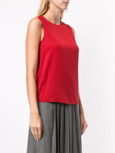Shop Theory Sleeveless Tank Top In Red