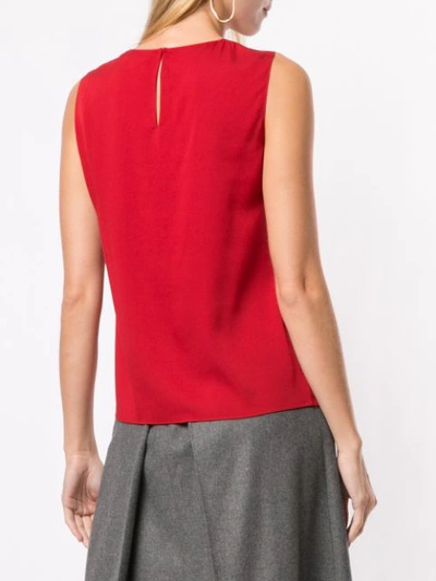 Shop Theory Sleeveless Tank Top In Red