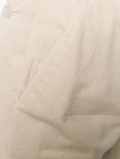 Aspesi Flared Leg High-waisted Trousers In Neutrals