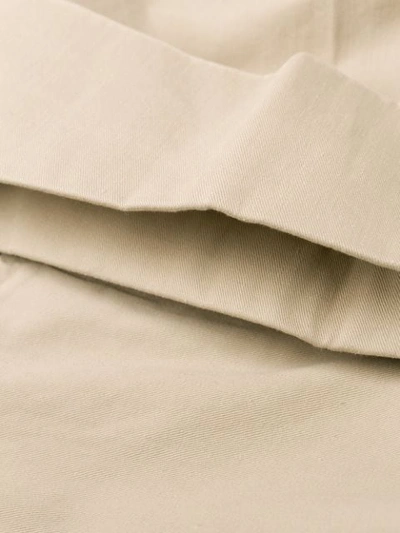 Aspesi Flared Leg High-waisted Trousers In Neutrals