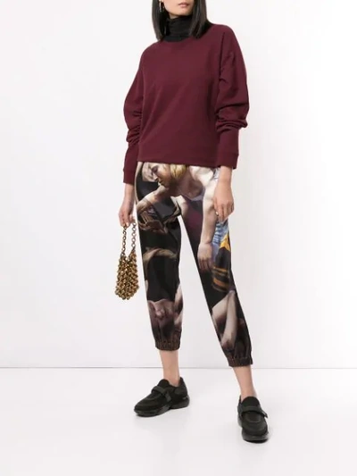 Shop Undercover Photographic Print Joggers In Black