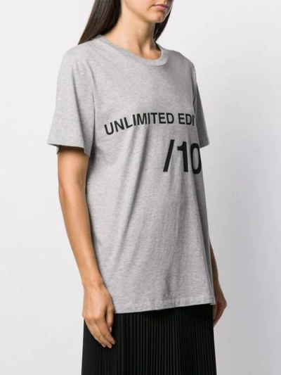Shop Mm6 Maison Margiela Unlimited Edition T-shirt In Grey