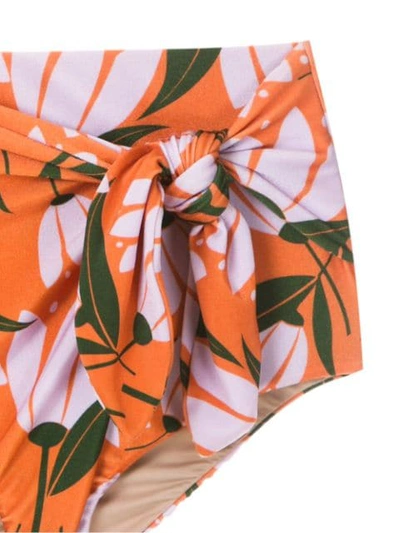 Adriana Degreas Printed Hot Pants Bikini Set In Multicolour
