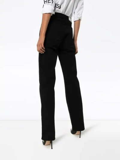 Shop Re/done Straight-leg Jeans In Black