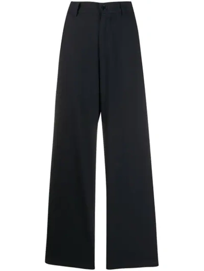 Shop Barena Venezia High-waisted Trousers In Blue