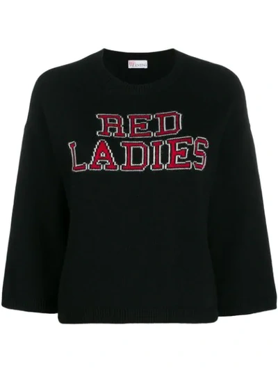 Shop Red Valentino Bed Ladies Jumper In Black