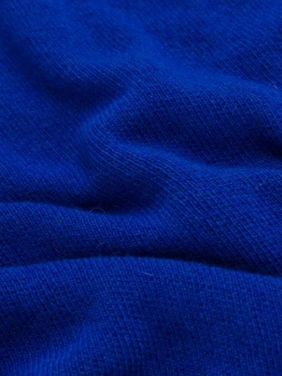 Shop Chiara Bertani Intarsia Knit Pencil Skirt In Blue