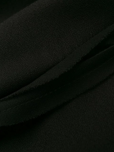 Shop Ann Demeulemeester Gathered Neckline Dress In Black