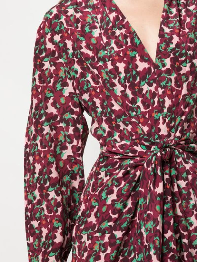 Shop Stella Mccartney Floral Tie-waist Jumpsuit In Multicolour