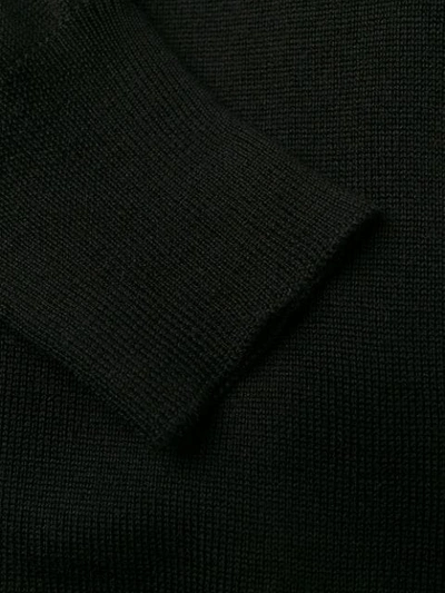 Shop Rochas Embellished Back Jumper In Black