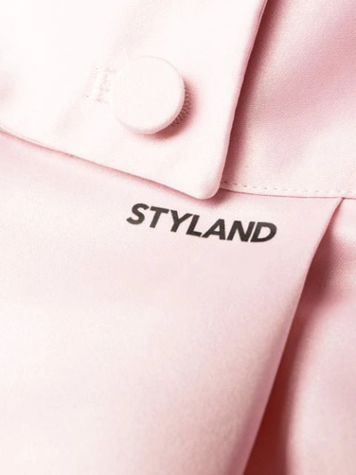 Shop Styland Wide Tailored Shorts In Pink