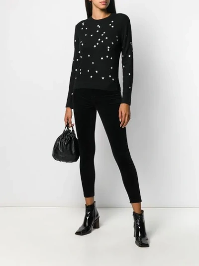 Shop Equipment Star Print Sweater In Black