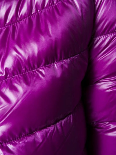 Shop Herno Iconic Sofia Puffer Jacket In Purple