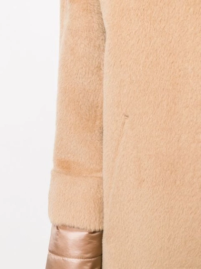 Shop Herno Textured Zip-up Hooded Jacket In Neutrals