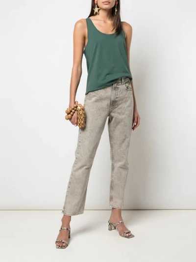 Shop Alex Mill Relaxed Tank Top In Green