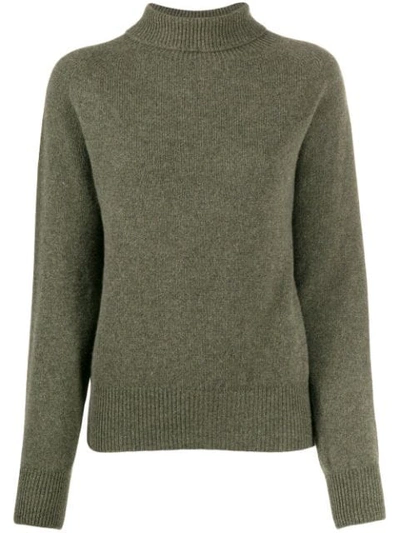 Shop Ymc You Must Create Rollneck Knit Sweater In Green