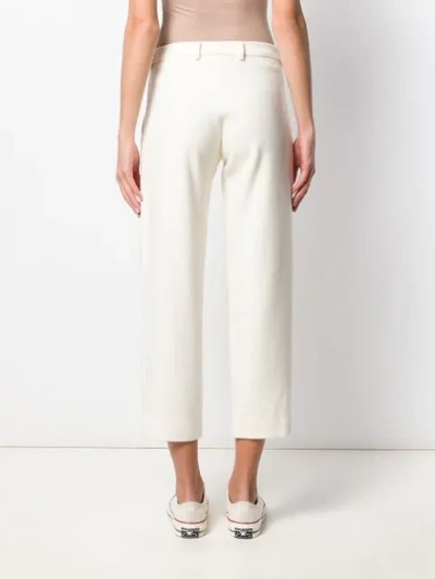 Roseanna Duke Janet Cropped Trousers In Neutrals