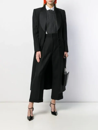 Dolce & Gabbana Paneled Pinstriped Cotton-poplin Shirt In White