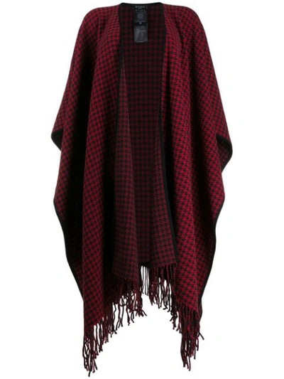 Shop Etro Checked Asymmetric In 600 Red Black