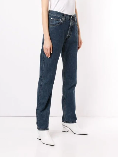 Shop Helmut Lang Straight-leg Boyfriend Jeans In Blue