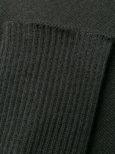 Shop Fabiana Filippi Slim-fit Knit Sweater In Green