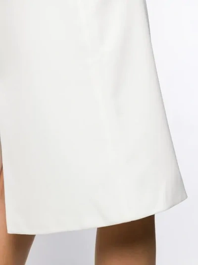 Shop Loulou High-waisted Pencil Skirt In White