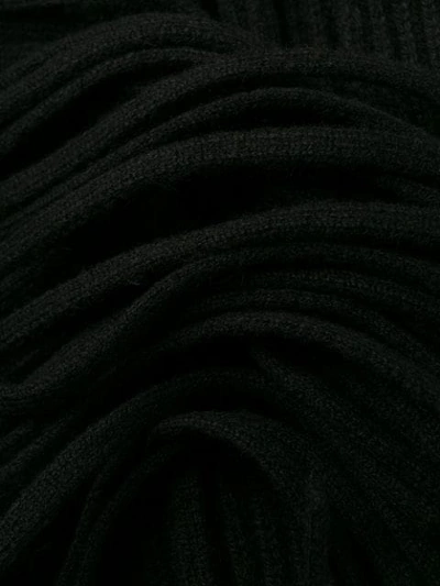 Shop Brunello Cucinelli Fringed Cardi-coat In Black