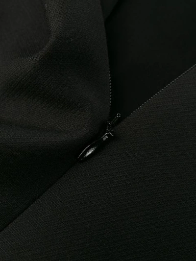 Shop Valentino Beaded Detail Shift Dress In Black